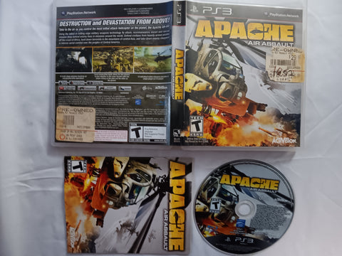 Apache: Air Assault PlayStation 3 Tested PS3 Video Game Complete w/ Manual, CIB