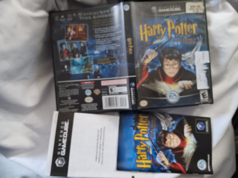 BOX & Manual ONLY Harry Potter and the Sorcerers Stone Nintendo Gamecube Original Packing Only