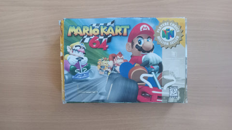 BOX ONLY Mario Kart N64 Replacement ORIGINAL Box NO GAME CARTRIDGE