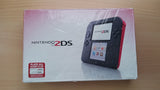 BOX ONLY Nintendo 2DS Red & Black Replacement Console PACKAGING ONLY