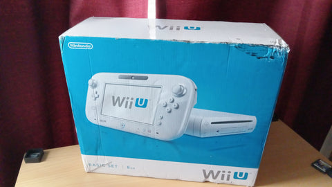 BOX ONLY Nintendo Wii-U 8GB White Replacement Console PACKAGING ONLY