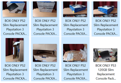 BOX ONLY PS2 Slim Replacement Playstation 2 Console PACKAGING ONLY SCPH-90001