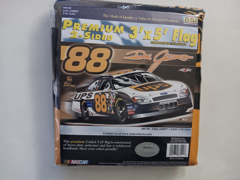 Dale Jarrett #88 Premium 2 Sided NASCAR Licensed 3x5 Flag