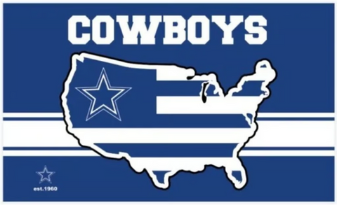 Dallas Cowboys NFL USA 3x5 foot American Flag