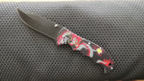 Dragon Handle Spring Assisted Folding Pocket Knife