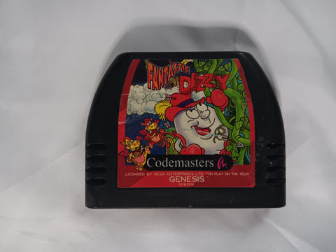 Fantastic Dizzy Codemasters Tested Sega Genesis Video Game