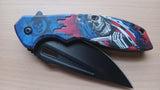 Gears of War Grim Reaper GOW Skull Spring Assisted Folding Pocket Knife