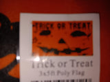 Halloween Pumpkin Trick Or Treat 3x5 Flag With Grommets