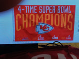 Kansas City Chiefs 4X Super Bowl NFL 3x5 foot Flag BRAND NEW