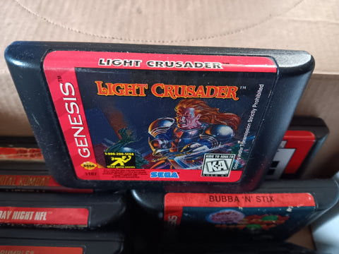 Light Crusader Tested Sega Genesis Video Game Cartridge