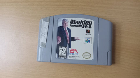 Madden 64 NFL Football N64 Used Nintendo 64 Video Game