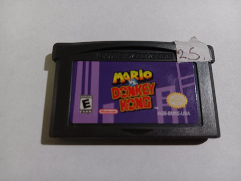 Mario vs. Donkey Kong Tested Nintendo Gameboy Advance Video Game Cartridge