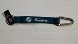 Miami Dolphins Green NFL Carabiner Lanyard Keychain