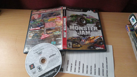 Monster Jam PS2 Truck Racing Used Playstation 2 Video Game