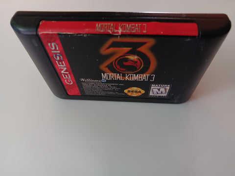 Mortal Kombat 3 Fighting Tested Sega Genesis Video Game