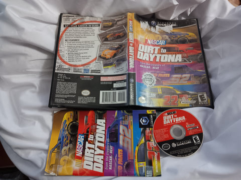 NASCAR Dirt To Daytona Nintendo Gamecube Complete Tested Video Game