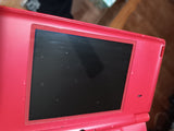 Nintendo DSi Red Console + Charger + Stylus + Carrying Case Tested and Working FREE SHIPPING