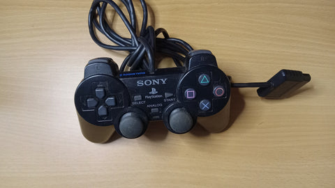 PS2 OEM Dualshock 2 Black Playstation 2 Controller SCPH-10010