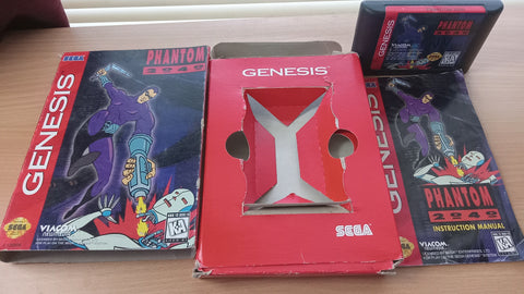 Phantom 2040 With Box Sega Genesis Video Game USED FREE SHIPPING