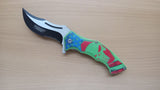 Punisher Skull Glow In The Dark Spring Assisted Folding Pocket Knife