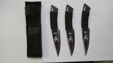 Scorpion 6.5 Inch 3 Piece Throwing Knife Set