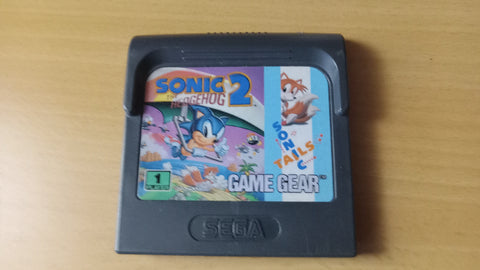 Sonic The Hedgehog 2 + Sonic Tails Used Sega Game Gear Video Game