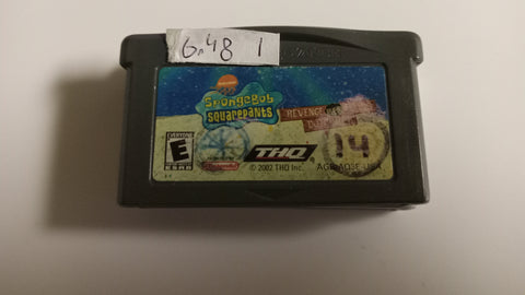 Spongebob Squarepants Revenge of the Flying Dutchman Used Nintendo Gameboy Advance Video Game