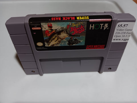 Super Black Bass Fishing SNES USED Super Nintendo Video Game