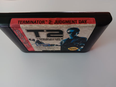 T2 Terminator 2 Judgement Day Tested Sega Genesis Video Game Cartridge