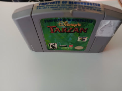 Tarzan Disney N64 Tested Nintendo 64 Video Game Cartridge