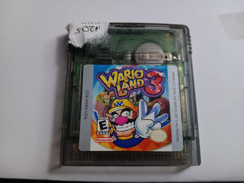 Wario Land 3 Nintendo Gameboy Color Used Video Game