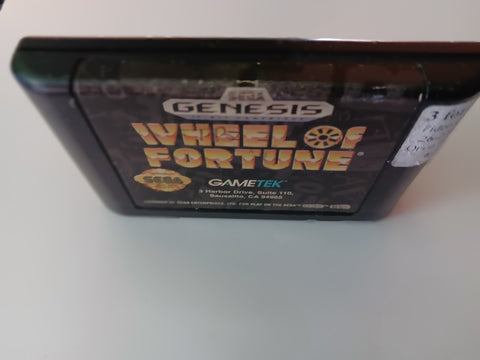 Wheel of Fortune Tested Sega Genesis Video Game Cartridge