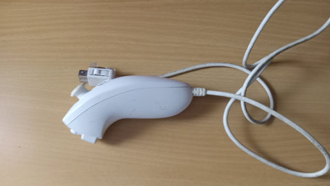 Wii Nunchuck OEM White Nintendo Brand Controller