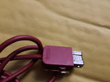 Wii Red Nunchuck OEM Controller Official Nintendo USED