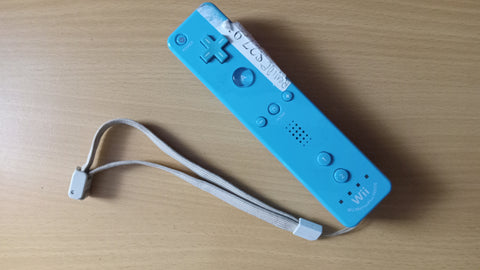 Wii Remote Plus Controller Official Nintendo Blue USED