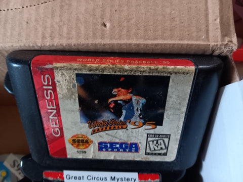 World Series Baseball 95 MLB Used Sega Genesis Video Game