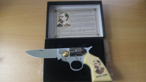 Wyatt Earp Gift Boxed Folding Pocket Knife