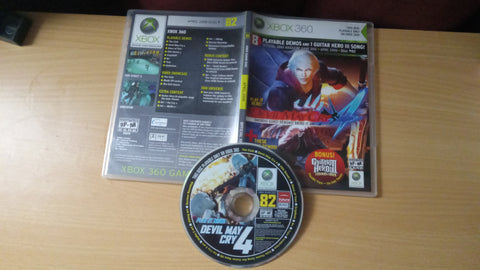 Xbox 360 XBOX Official Magazine Playable Demo disc #82 April 2008 Devil May Cry 4