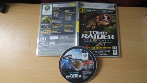 Xbox 360 XBOX Official Magazine Playable Demo disc #92 January 2009 Tomb Raider