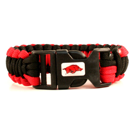 ***50OFF*** Arkansas Razorbacks NCAA Survival Paracord Bracelet