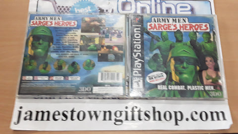 Army Men Sarge's Heroes Used Playstation 1 Video Game