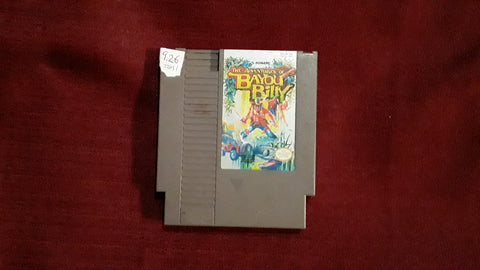 Adventures Bayou Billy NES Original Nintendo Used Video Game