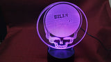 Buffalo Bills NFL Dead Head Changing LED Night Light