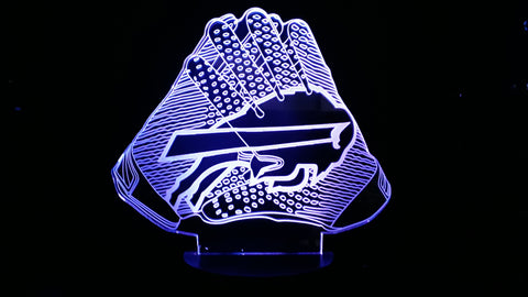 Buffalo Bills NFL Gloves Color Changing LED Night Light