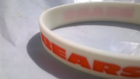 Chicago Bears NFL Rubber Bracelet Various Colors