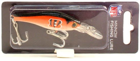 Cincinnati Bengals Minnow Crankbit NFL Fishing Lure