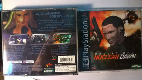 Covert Ops Nuclear Dawn USED Playstation 1 Game