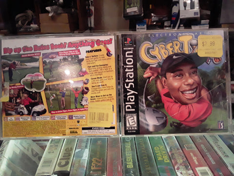 CyberTiger Golf Used Playstation 1 Game