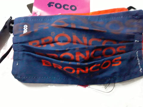 Denver Broncos NFL Matchday Blue Face Mask