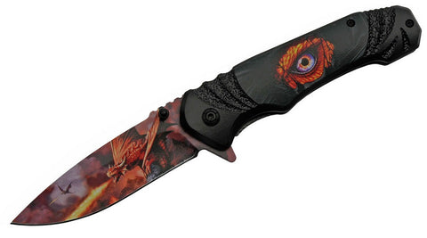 Dragon Eye 8 Inch Folding Pocket Knife